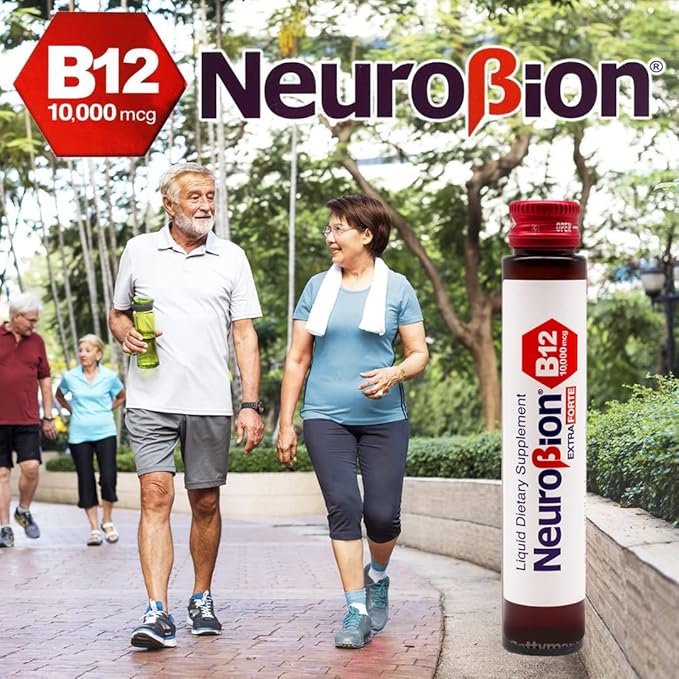 Neurobion Extra Forte B12 10000 mcg Vials Liquid - Extreme Powerful- 10 Vials per Box