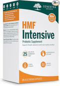 Genestra Brands HMF Intensive | Shelf-Stable Probiotic Supplement Support for GI Health Abdominal Comfort and Healthy Microflora* | 25 Vegetarian Capsules
