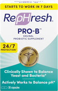 RepHresh Pro-B Probiotic Supplement for Women 30 Oral Capsules
