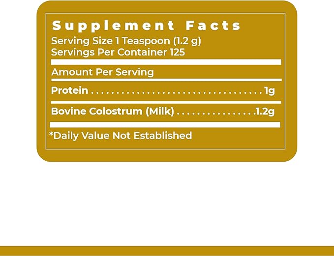 Premier Research Labs Colostrum-IgG Powder - Colostrum Supplement Bovine Colostrum for Humans Cow Colostrum for Immune Health Superfood with Lactoferrin Amino Acids Nucleotides - 5 oz (150 g)