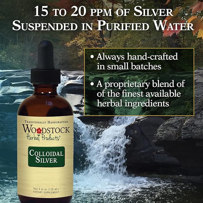 Woodstock Herbal Products Colloidal Silver 4 OZ