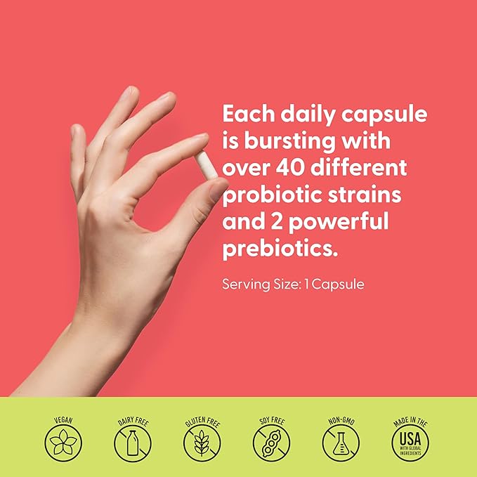 LIVELY VITAMIN CO. Great Guts Probiotic - 150 Billion CFU Probiotic - Balance Gut Microbiome GI Tract Inflammation Indigestion Reflux Upset Stomach &amp Diarrhea - 60 Caps