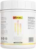 Biofuel Creatine Monohydrate Powder – Enhances Muscle Building Strength and Performance – 500g 100 Servings