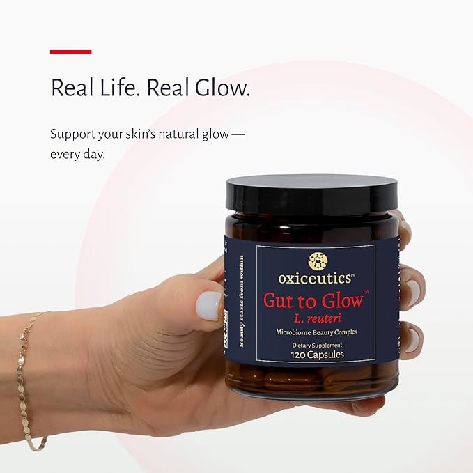 Gut to Glow – L. reuteri Probiotic + Marine Collagen &amp Hyaluronic Acid – Formulated with Dr. William Davis