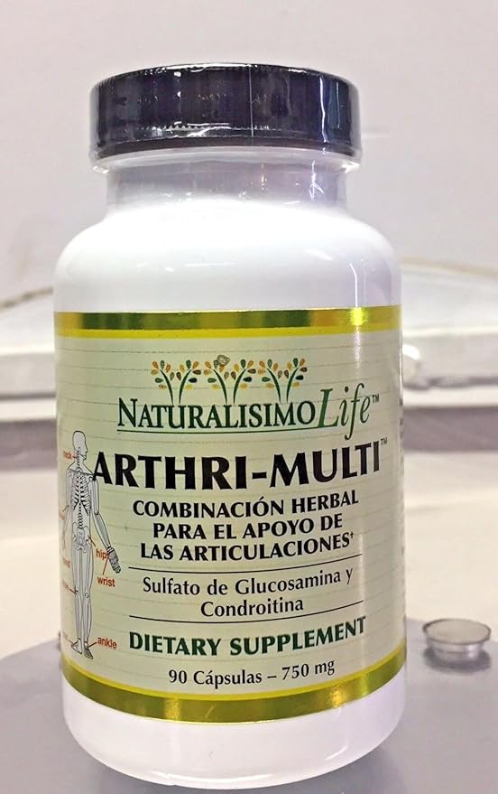 Generic Arthri-Multi 90 Capsulas 750mg Sulfato de Glucosamina Condroitina Blue