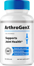 ArthroGenX Joint Supplement Capsules Official ArthroGenX Maximum Joint Relief Pills Maximum Strength Natural Support Joint Flexibility Comfort &amp Movement Arthro Gen X Reviews (60 Capsules)