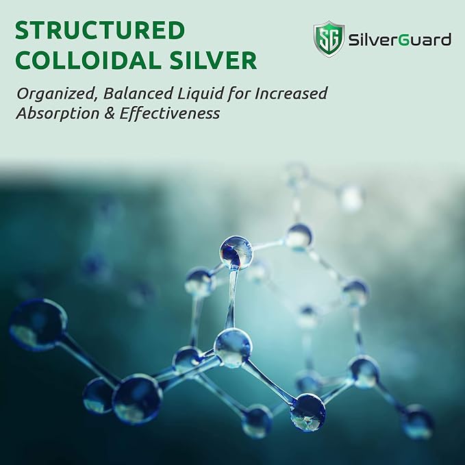 **Enhanced Colloidal Silver Liquid – Ultimate Immune Support Supplement | Immunity Boost &amp Immune Booster for Adults | Silver Water Solution for Immune Defense | 30 PPM Structured Silver | 2 Pack*