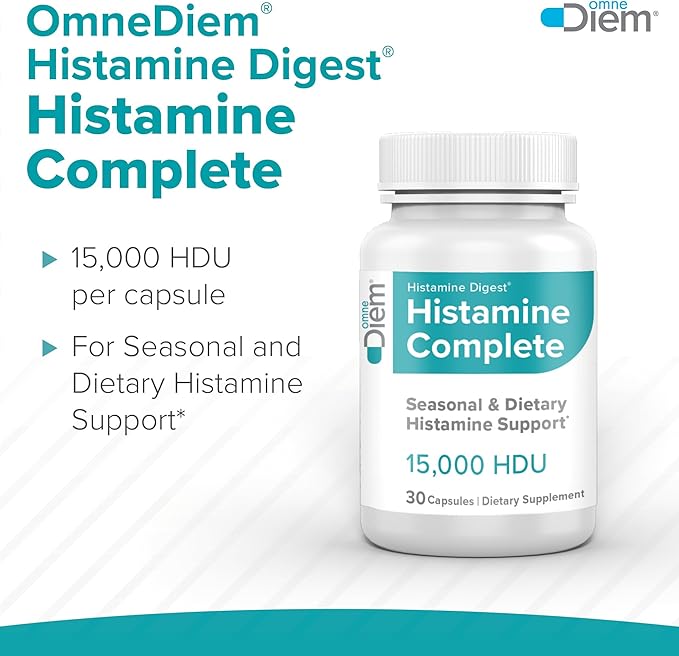 Histamine Complete - Histamine Digest Seasonal Support &amp Dietary Histamine Support 30 Caps