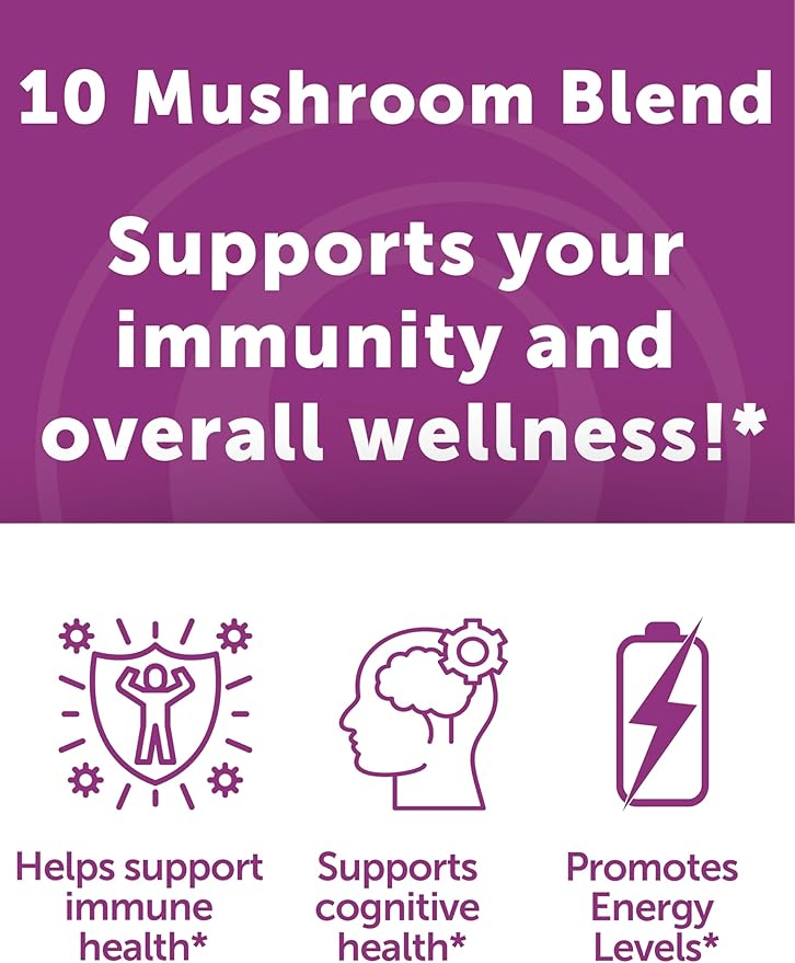Lunakai USA Made Creatine &amp Super Mushroom Gummies Bundle – Daily Recovery &amp 10-Mushroom Complex Support – 60 Non-GMO Gummies Each