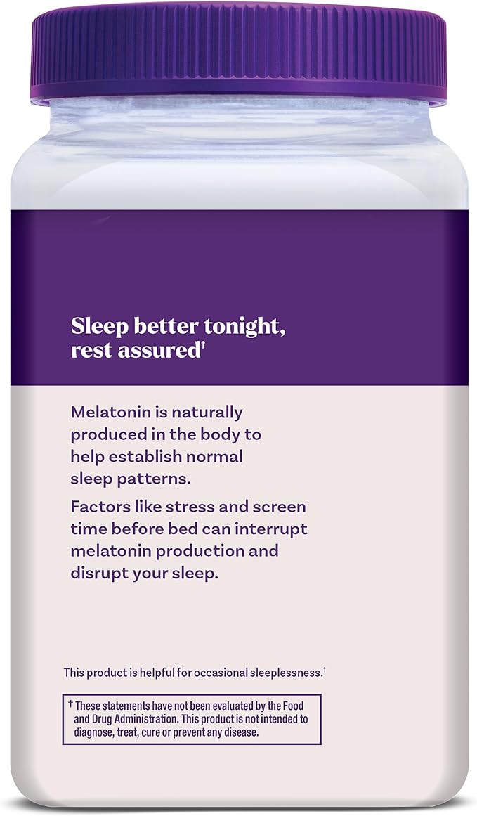 Natrol Melatonin Gummies Sleep Support 190 Strawberry-Flavored Adult Melatonin Gummies 10 mg Sleep Aids for Adults