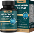 Neuropathy Support Nerve Supplement – Advanced R-Alpha Lipoic Acid Supplement with Benfotiamine NAC &amp B-Complex for Nerve Health Antioxidant &amp Cellular Energy - Vegan 120 Softgels