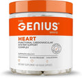 The Genius Brand Genius Heart - Adult Health Supplement for Daily Heart Function Support - Supports Blood &amp Oxygen Flow - With Grapeseed Extract &amp More - Non-GMO Gluten-Free &amp Vegan - 60