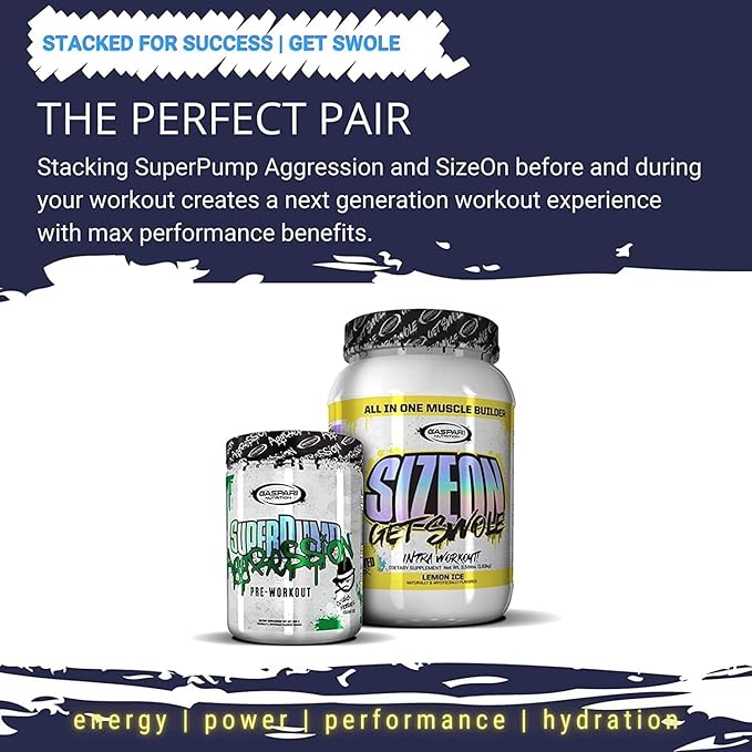 Gaspari Nutrition SizeOn The Ultimate Hybrid Intra-Workout Amino Acid &amp Creatine Formula Increased Muscle Volume &amp Muscle Recovery (3.59 Pounds Orange Cooler)