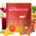 Nootropic Extra Focus Drink Mix 30 Packs On-The-Go Sticks Featuring Alpha-GPC Lion's Mane &amp Rhodiola Sugar-Free Packets Fruit Punch Clean Drink Mix