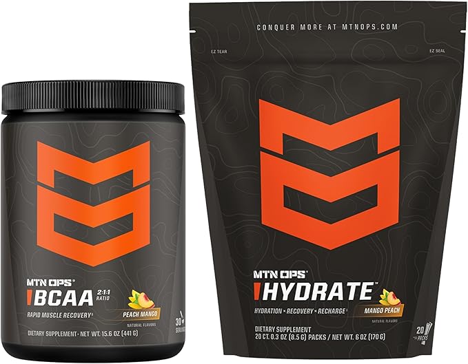 MTN OPS BCAA Peach Mango + Hydrate Mango Peach Bundle