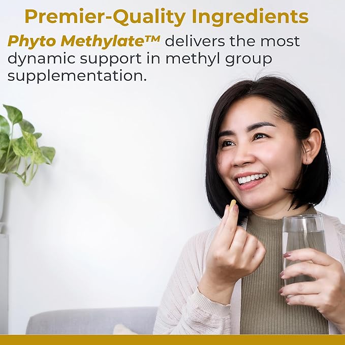 Premier Research Labs Phyto Methylate - B Vitamin Supplement - Supports Methylation Detox Brain &amp Heart Health - 5-MTHF &amp P5P - 60 Plant-Source Capsules