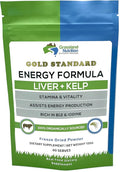 Grass Fed Beef Liver with Wild Harvested Kelp Energy Formula — Natural B12 Iodine Iron &amp Vitamin A (120G Powder)