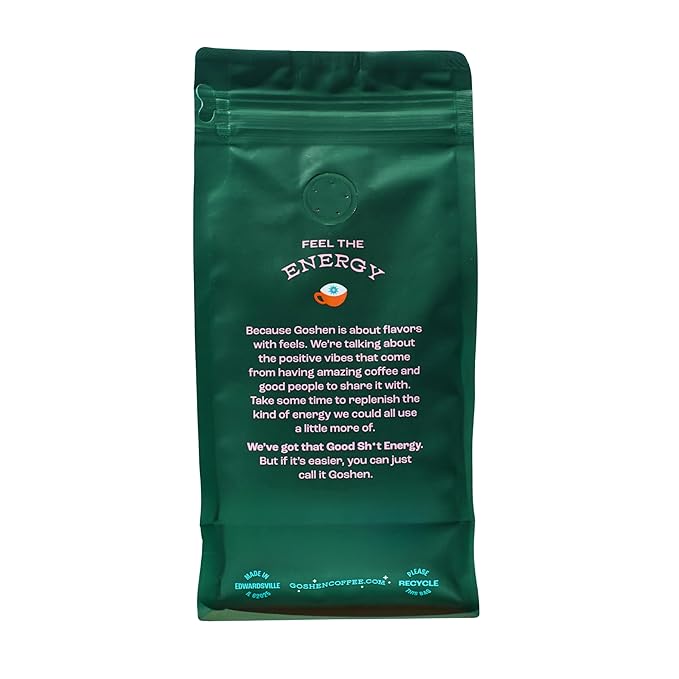 Goshen Coffee Roasters Ground Black Dog Espresso Blend | Dark Roast Espresso or Brewed | Award-Winning Natural and Washed | Roasted Nuts Molasses Dark Cocoa Flavors | 5 lb Bag