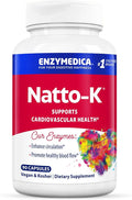 Enzymedica Natto-K Nattokinase Supplement Promotes Heart Health &amp Circulation 90 Count