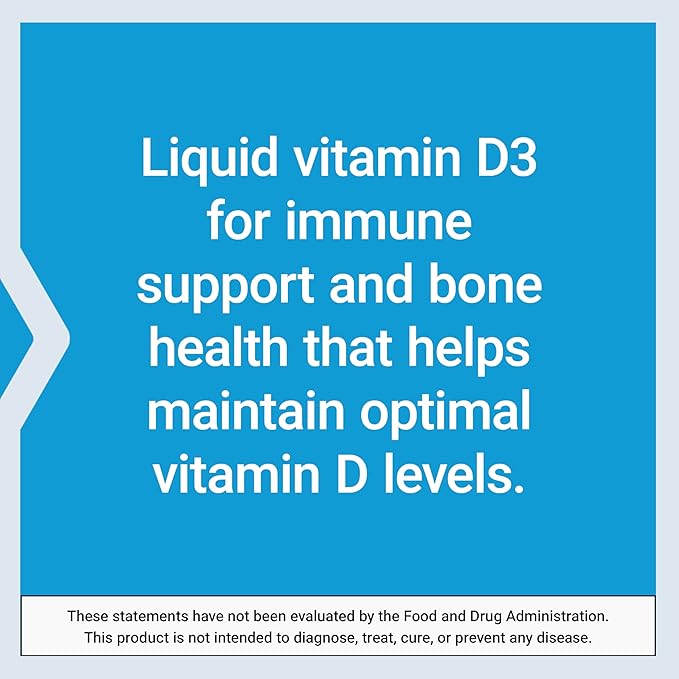 Life Extension Liquid Vitamin D3 (Mint) 50 mcg (2000 IU) Immune System Support Bone Health Whole-Body Health Tasty Peppermint Flavor Gluten Free Non-GMO 29.57 ml