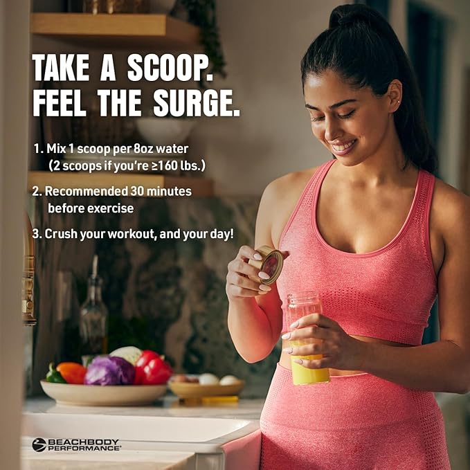 BODi Energize Pre Workout Powder - Beta-Alanine Quercetin &amp Low-Dose Caffeine Formula for Enhanced Energy &amp Focus Increase Energy &amp Endurance Supplement Mixed Berry 40 Servings