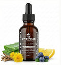 Optimize Vitaminz Liquid Vitamin D3 K2 Drops with Dandelion Root &amp Bilberry | Immune Liver &amp Bone Support MK-7 Formula Fast Absorption Liquid Multivitamin 30 Day Supply 2 Fl Oz