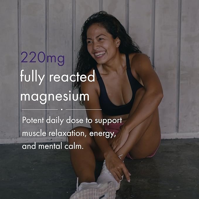 NAOMI Magnesium Glycinate - Bioactive Fully Reacted Premium High Absorption - Supports Muscle Nerve &amp Heart Health - Chelamax Magnesium Bisglycinate - 90 Capsules 45 Day Supply