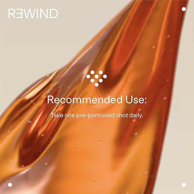 LTH Rewind Collagen Elixir - Trusted by Life Time Members - with Collagen Peptides Hyaluronic Acid &amp Antioxidants - Supports Hair Skin Joint &amp Bone Health - Berry-Sorbet 30 ml (15 Pack)