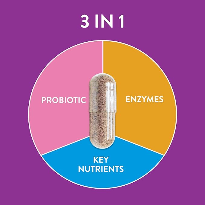 FRISKA Mens &amp Nightly Probiotic Bundle | Digestive Enzymes &amp Probiotics Supplement | Male &amp Nightime Digestion &amp Bloating Support | 30 Capsules per Bottle