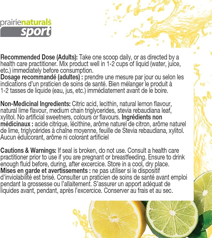 Prairie Naturals PH Balanced BCAA Fuel Lemon Lime 11.2 Ounce