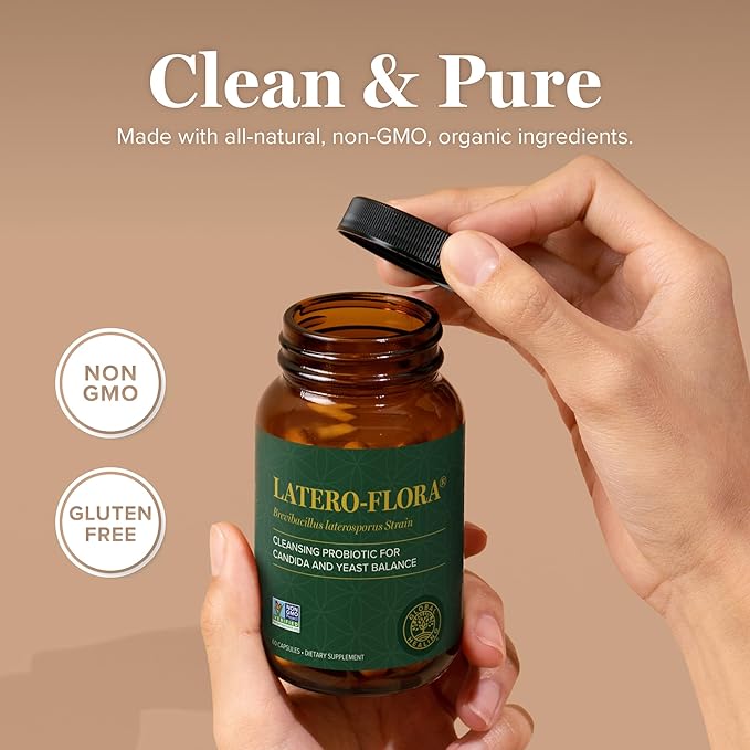 Global Healing Center Latero-Flora Probiotic 60 Count (Pack of 2)