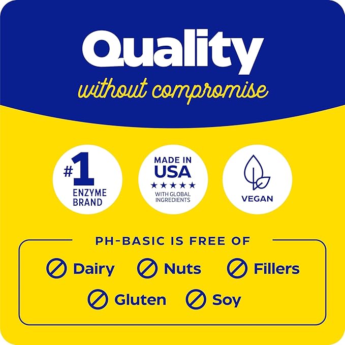 Enzymedica pH-Basic Includes Digestive Enzymes Nutrients &amp Herbs Supports Healthy Digestion &amp pH Balance 120 Count