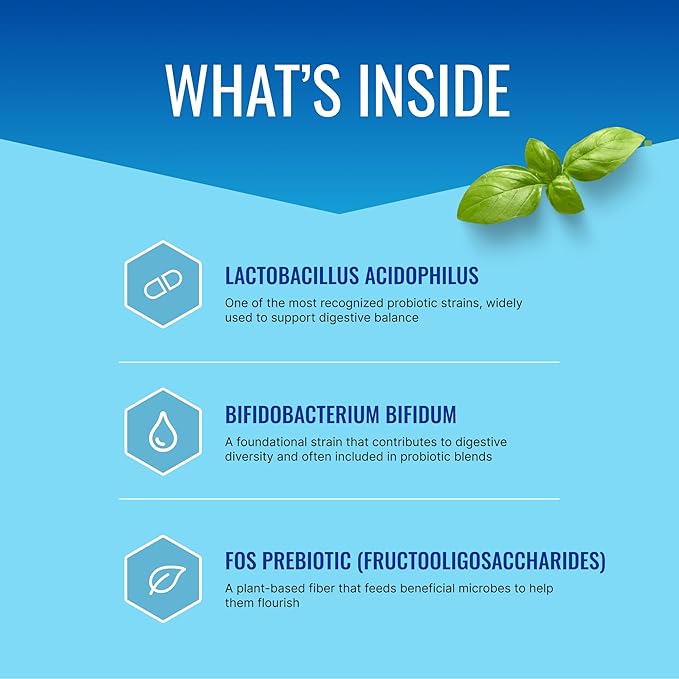 Approved Science Probiotic with Prebiotic - 10 Strains - 25 Billion CFU - 1 Bottle - Vegan