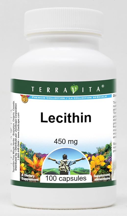 Lecithin - 450 mg (100 Capsules ZIN: 101392) - 2 Pack
