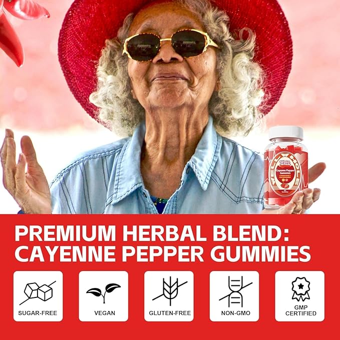 Well&ampWhole L-Lysine Gummies 1000mg and Cayenne Pepper Extract Gummies