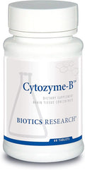 Biotics Research Cytozyme B Supports Brain Health. Raw Lamb Brain Improves Memory Supports Mental Clarity and Acuity Potent Antioxidant Activity SOD Catalase 60 Tablets