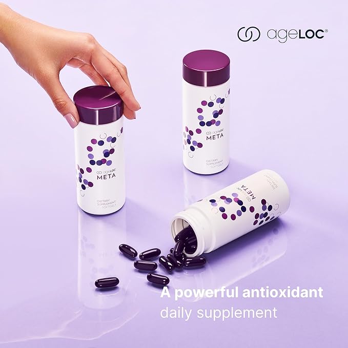 Nu Skin ageLOC Meta | Premium Dietary Supplement | Advanced Soft Gel Capsules Promoting Metabolic Health Immune Support Antioxidant Defense and Improved Gut Health
