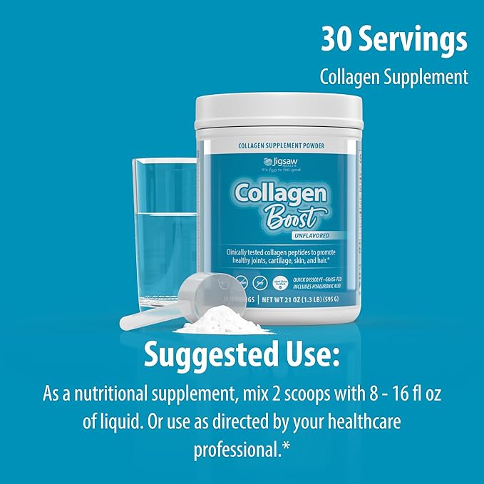 Jigsaw Health Bundle | Adrenal Cocktail 60 Servings (Jar) and Collagen Boost 30 Servings (Jar)