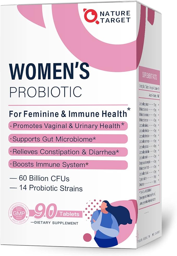 NATURE TARGET Probiotics for Women probiotics for Men probiotics for DigestiveVaginalProstate Health