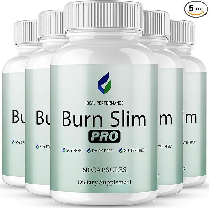 BurnSlim Gelatin BurnSlim Capsules Official BurnSlim Pills Pro Maximum Strength All Natural Keto Capsule to Sustain Active Lifestyle Advanced Formula BurnSlimPro Reviews (5 Pack)