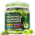 Moringa Gummies 1000mg for Women &amp Men Sugar-Free 13-in-1 Superfood with Turmeric Ashwagandha Trans-Resveratrol VB12 D3 Pure Moringa Leaf Supplement for Energy Immune SkinAntioxidant 60 C