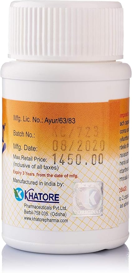 Liver Support Capsules | Ayurvedic Liver Suppot Detox &amp Rejuvenation Supplement | 100 Capsules | Natural Herbal Care | Pack of 12