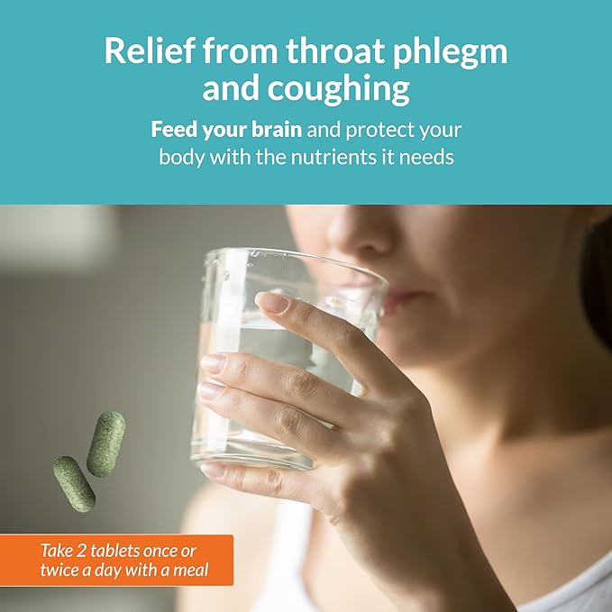 SANE MD Vitaae - Throat Phlegm Coughing and Brain Support - Citicoline Supplements for Respiratory Throat and Brain Health