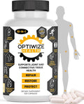 OptiWize 10-N-1 Joint Support Hydrolyzed CollagenMSM Hyaluronic Acid GlucosamineChondroitin &amp More- Targets Joint Discomfort Improves Mobility &amp Flexibility 320 Caps for Men &amp Women M