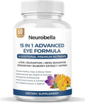 15-in-1 Advanced Eye Formula Eye Support Formula for Daily Comfort with Lutein Zinc Luteolin 60 Capsules
