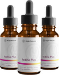 Iodine Plus - Kelp-Based Liquid Supplement Supports Thyroid - Boosts Energy Improves Sleep and Enhances Mental Clarity 180 0.04% Iodine Servings