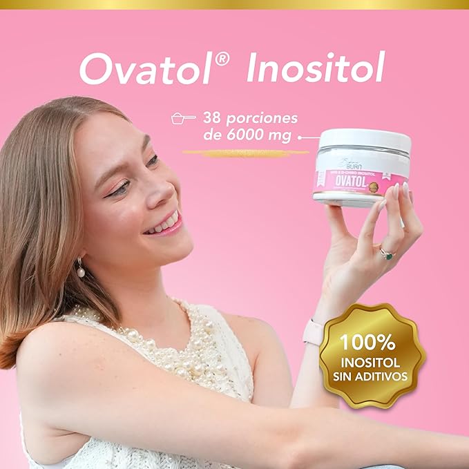 Ovatol (6g) Pure Powder Inositol | Myo-Inositol &amp D-Chiro-Inositol 40:1 Ratio | 6g per Serving | Powdered Supplement for Hormonal Support | 38 Servings | Ovaric and Hormone Support |