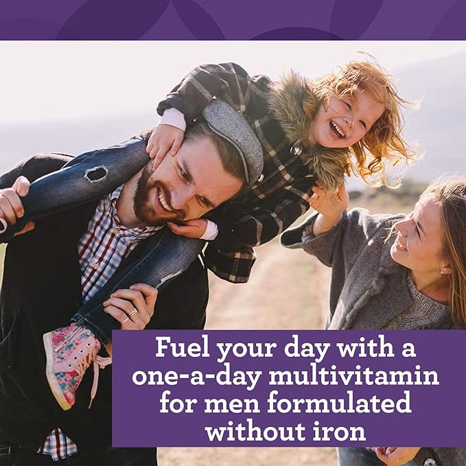INNATE Response Formulas Men's One Daily Iron Free - Daily Multivitamin For Men Free of Iron - With B Vitamins - Vegetarian Non-GMO and Gluten-Free - 60 Count (60 Servings)