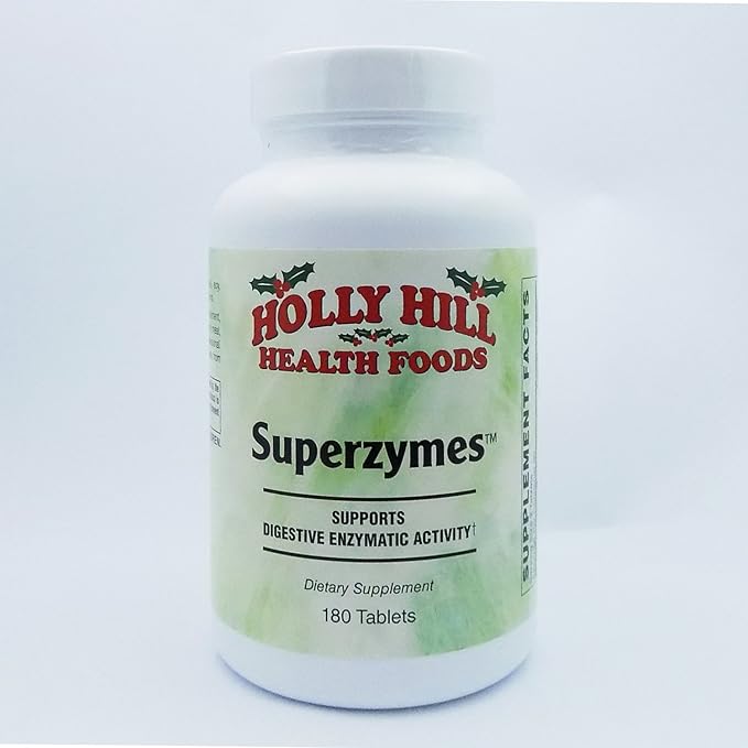 Holly Hill Health Foods Superzymes 180 Tablets