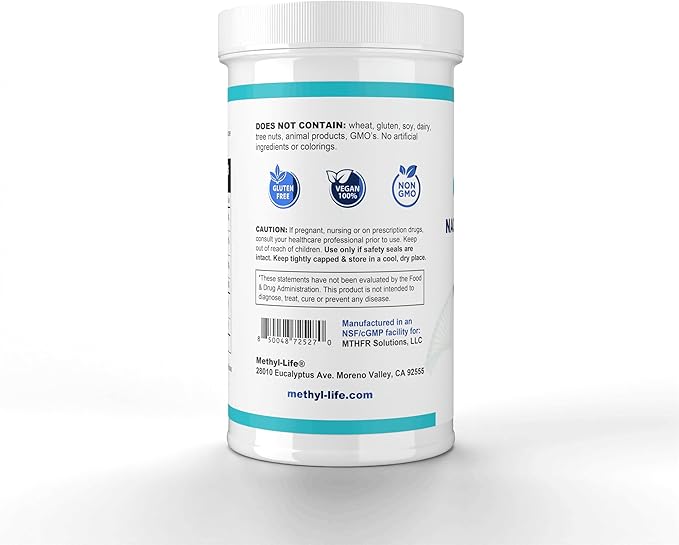 Methyl-Life® NACET + NutriCloak™ Minerals – Liposomal Magnesium Zinc &amp Selenium and Key cofactors Molybdenum and glycines | 1 Vegan Capsule: Servings Per Container: 60